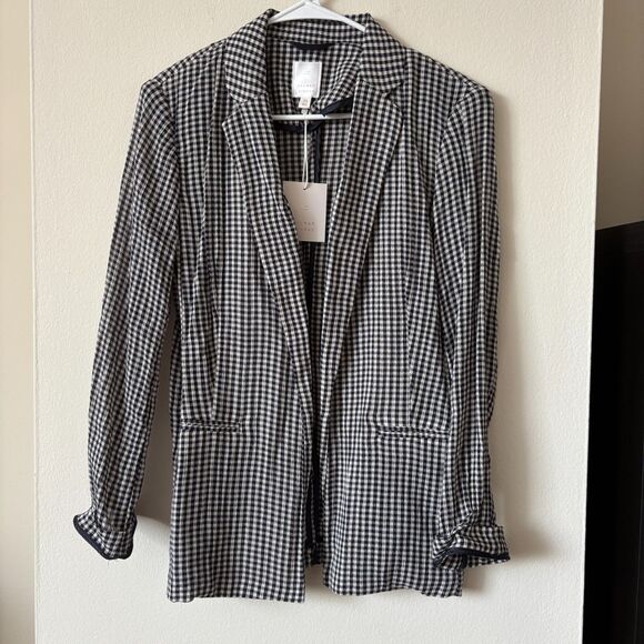 Lauren Conrad Black and White Checked Blazer - Size XS NWT - Picture 1 of 8